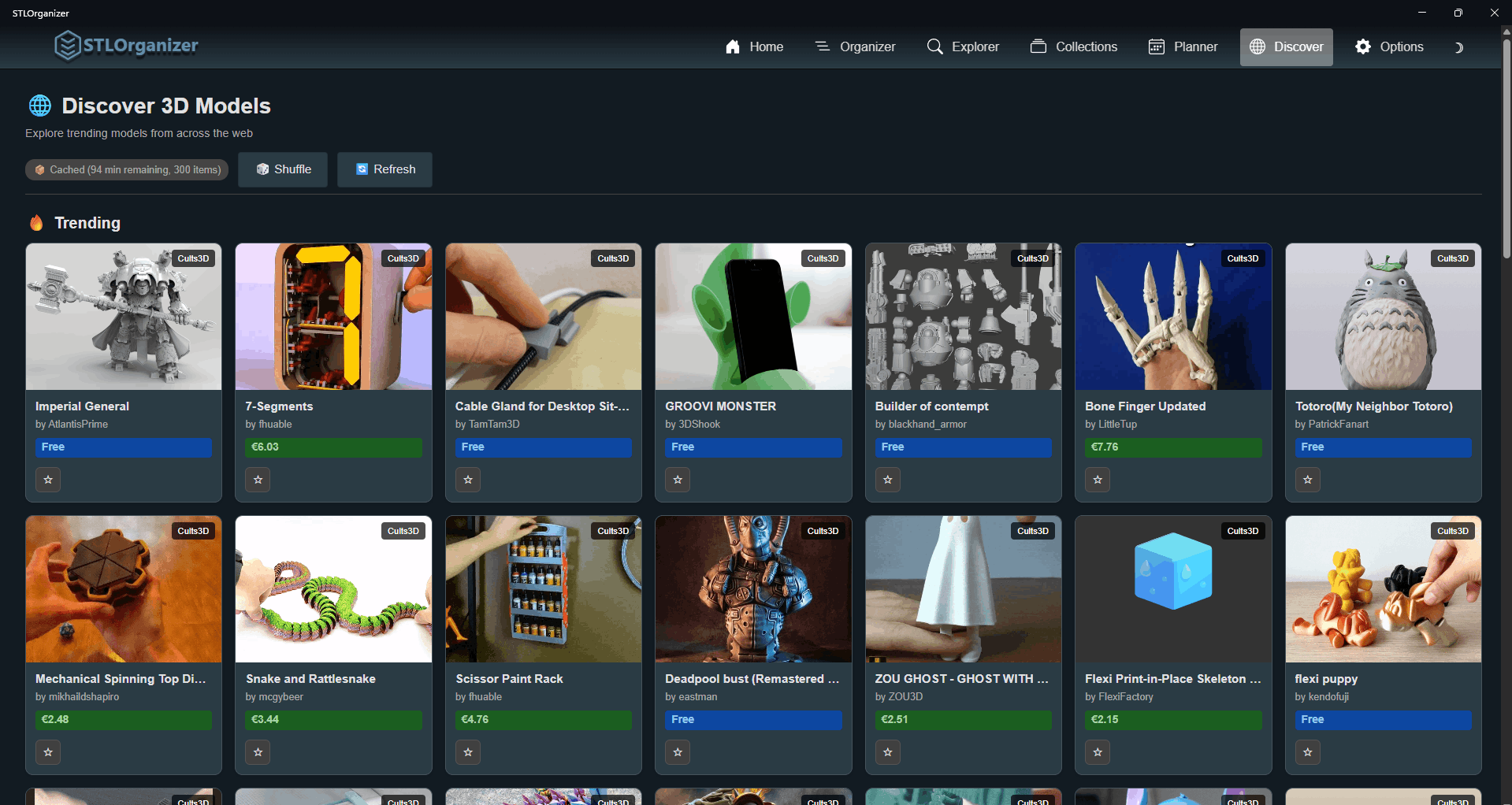 Analytics dashboard